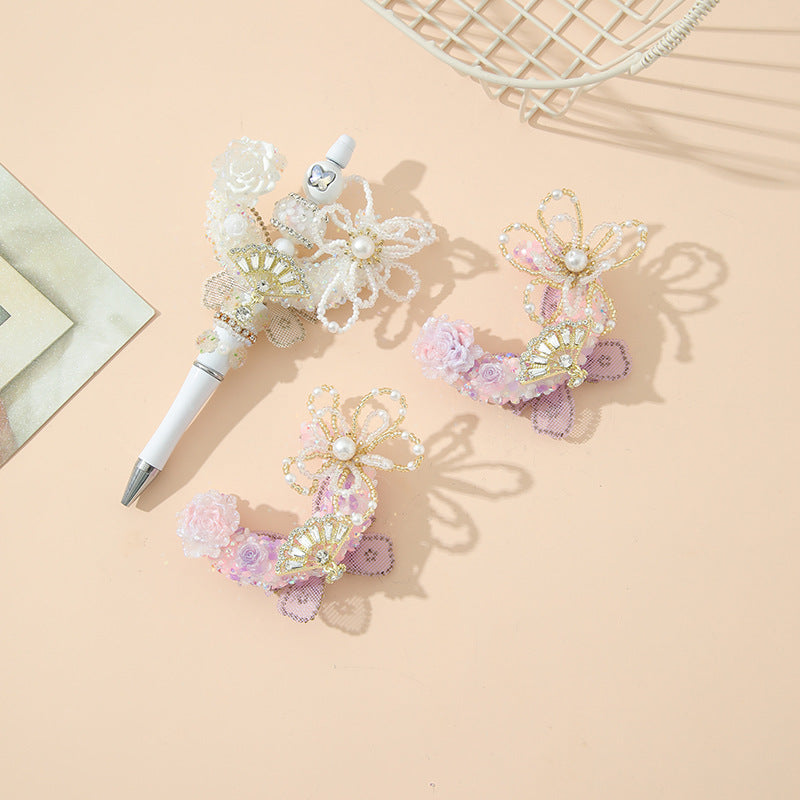 Wholesale 10pcs Heavy Industry Full of Diamonds  Flowers  Moons  Butterflies  Dotted Diamonds Beads